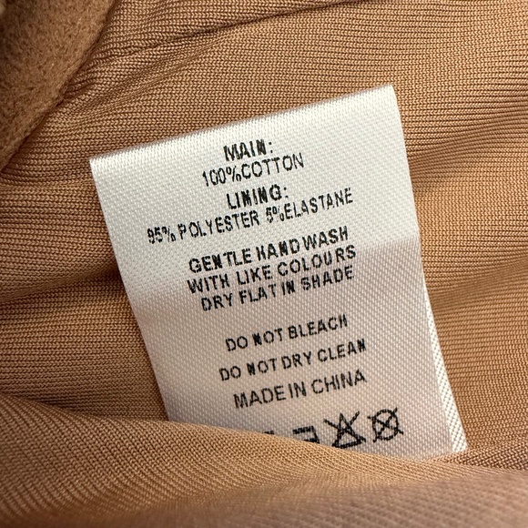 White Fox No Shade Corduroy Bustier Tank NWT — Size Medium - Picture 7 of 7